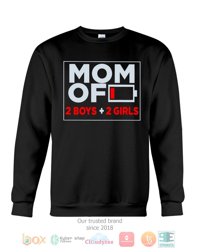Mom of 2 Boys 2 Girls Low battery shirt, hoodie 6 Mom of 2 Boys 2 Girls Low battery shirt hoodie 1 2 3 4 5