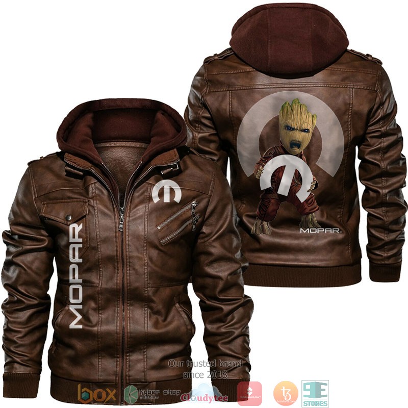 Mopar Baby Groot Leather Jacket 2 Mopar Baby Groot Leather Jacket 1