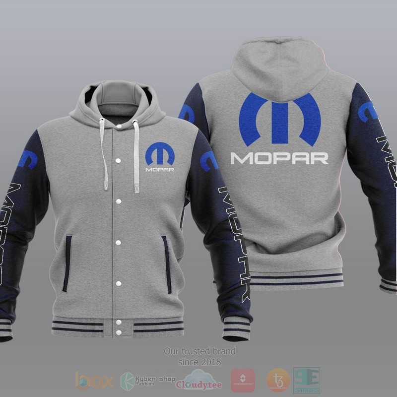 Mopar Car Baseball Jacket Hoodie 1