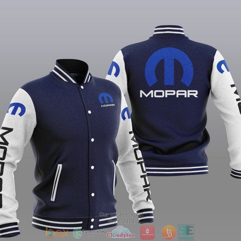 Mopar Car Brand Baseball Jacket 3 Mopar Car Brand Baseball Jacket 1 2