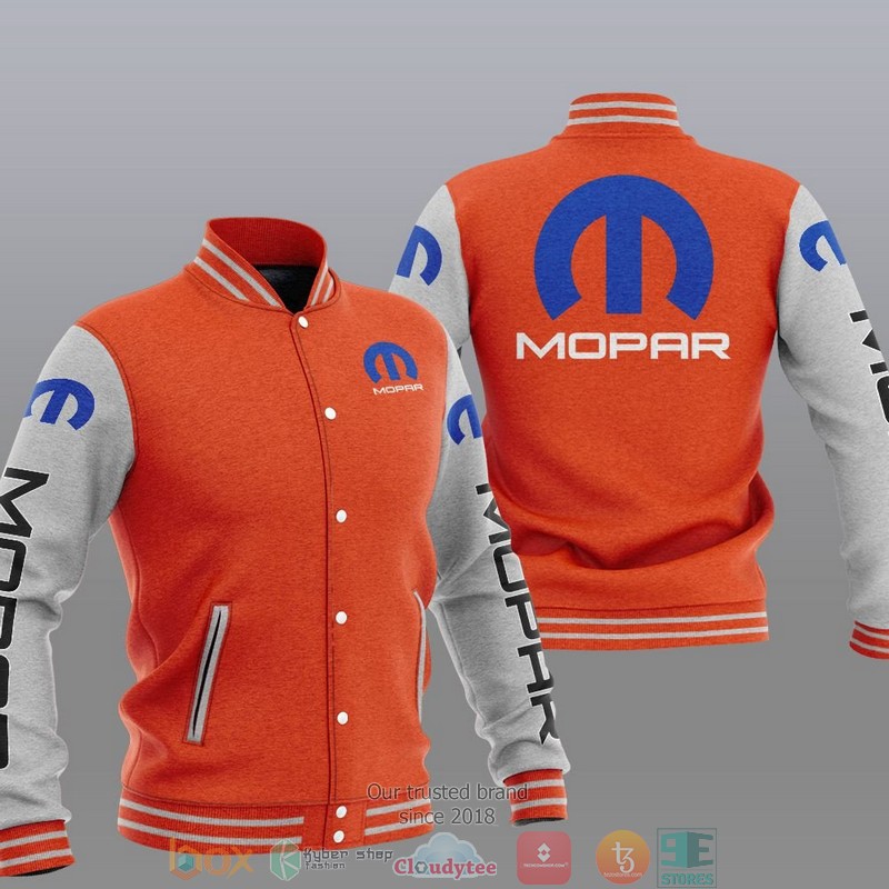 Mopar Car Brand Baseball Jacket 6 Mopar Car Brand Baseball Jacket 1 2 3 4 5