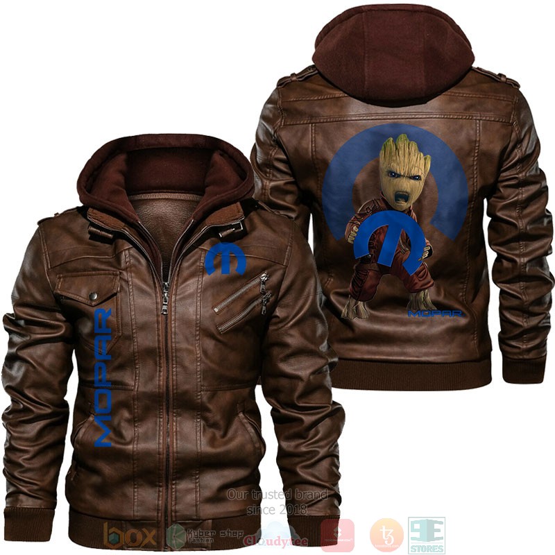NEW Mopar Groot Leather Jacket 2 Mopar Groot Leather Jacket 1