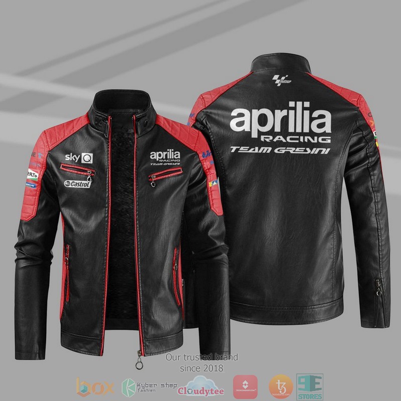 Motogp Aprilia Racing Team Gresini Block Leather Jacket 6 Motogp Aprilia Racing Team Gresini Block Leather Jacket 1 2 3 4 5