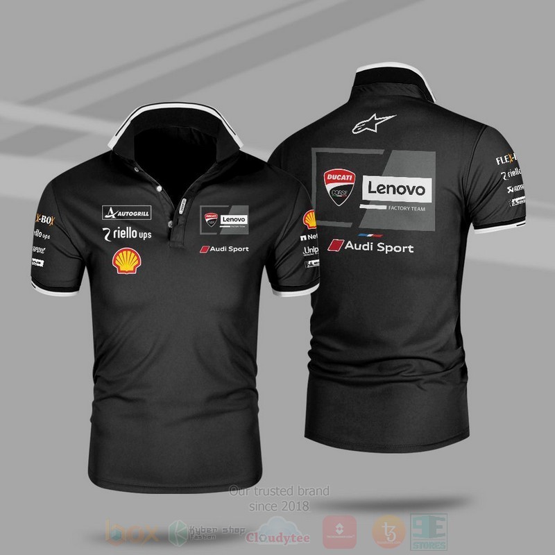 Motogp Ducati Lenovo Factory Team Premium Polo Shirt