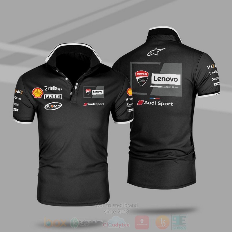 Motogp Ducati Lenovo Team Premium Polo Shirt