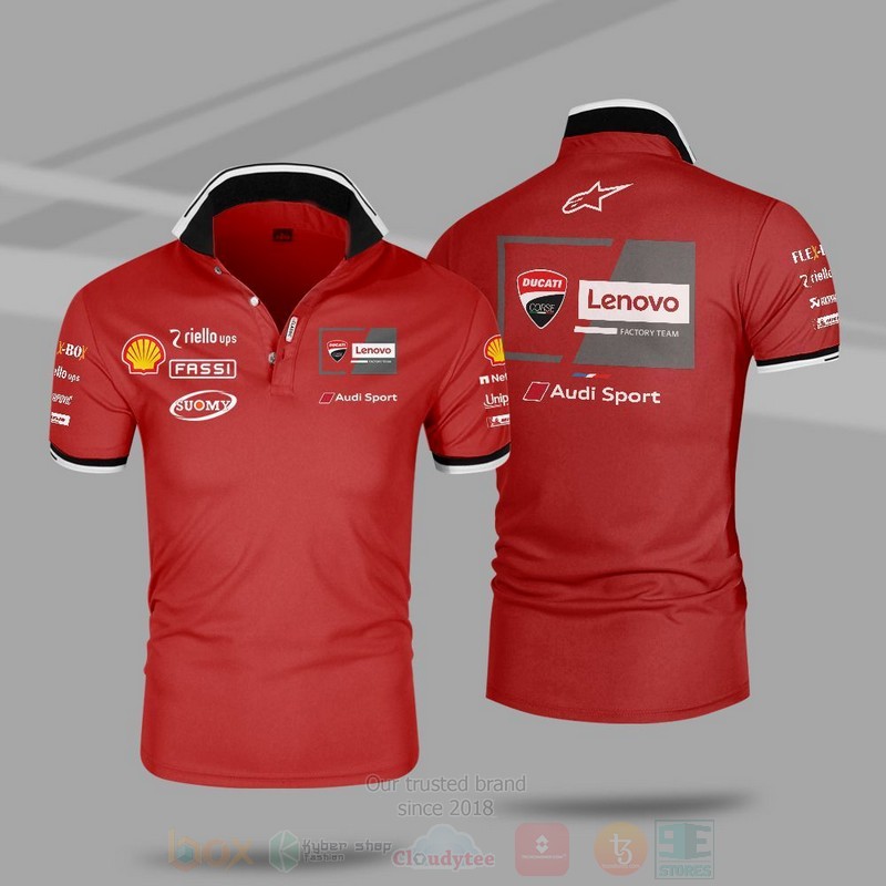 BEST Motogp Ducati Lenovo Team Premium All Over Print Polo Shirt 6 Motogp Ducati Lenovo Team Premium Polo Shirt 1 2 3 4 5