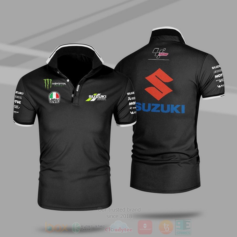 Motogp Team Suzuki Ecstar Premium Polo Shirt