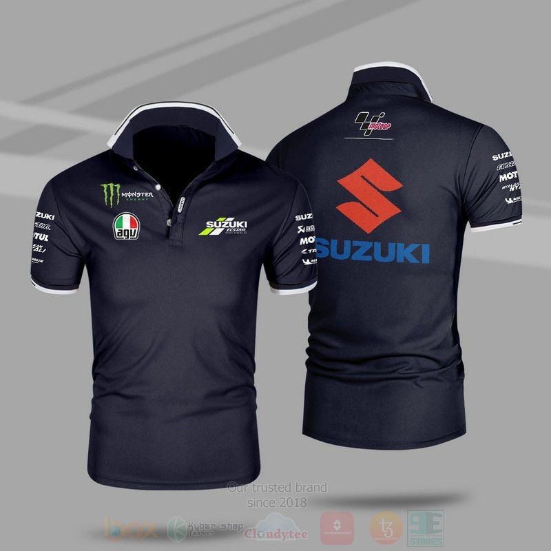 BEST Motogp Team Suzuki Ecstar Premium All Over Print Polo Shirt 5 Motogp Team Suzuki Ecstar Premium Polo Shirt 1 2 3 4