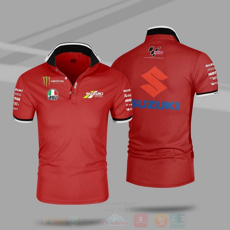 BEST Motogp Team Suzuki Ecstar Premium All Over Print Polo Shirt 6 Motogp Team Suzuki Ecstar Premium Polo Shirt 1 2 3 4 5