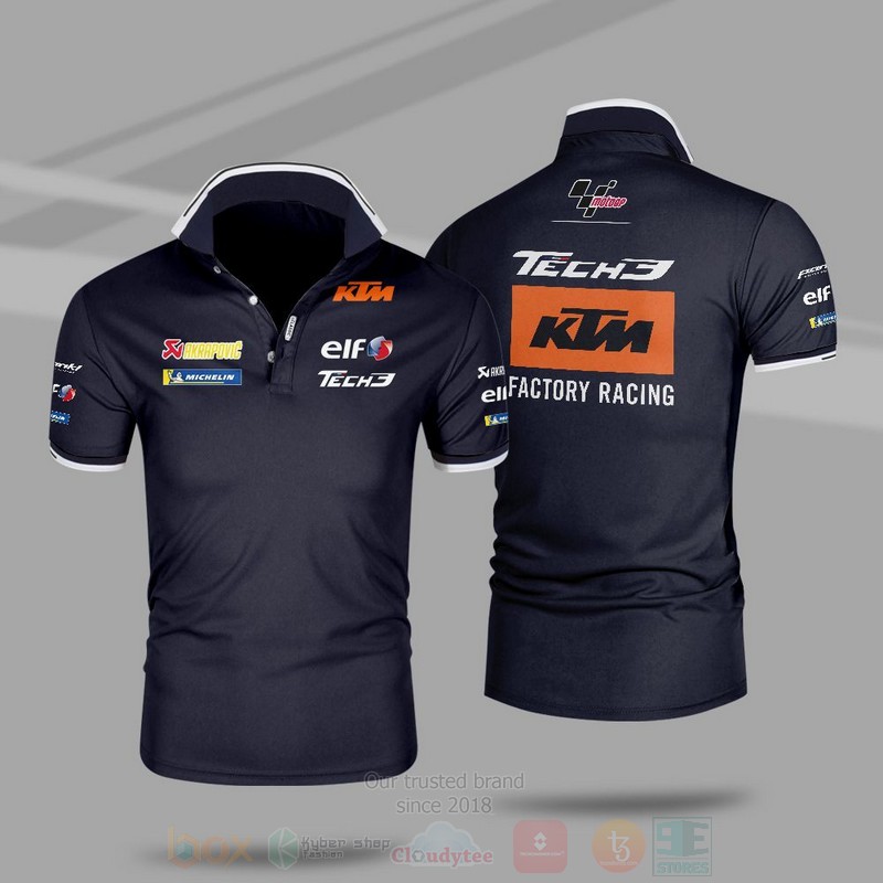 BEST Motogp Tech 3 KTM Factory Racing Premium All Over Print Polo Shirt 5 Motogp Tech 3 KTM Factory Racing Premium Polo Shirt 1 2 3 4