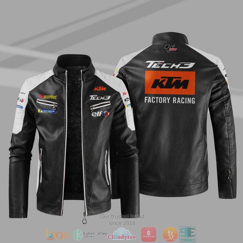Motogp Ttech 3 Ktm Factory Racing Block Leather Jacket
