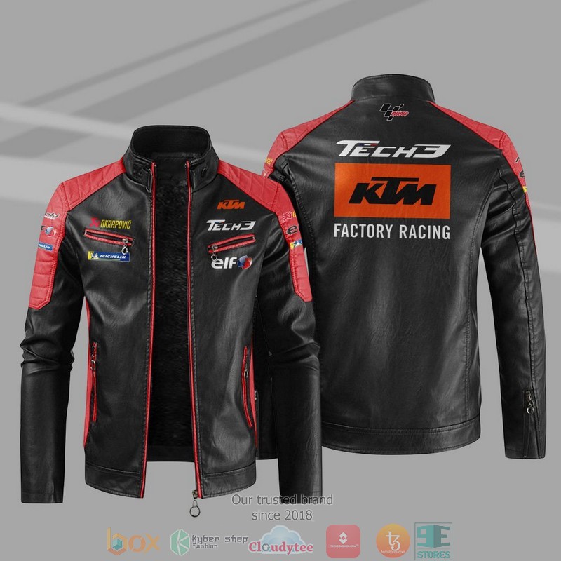 Motogp Ttech 3 Ktm Factory Racing Block Leather Jacket 1 2 3 4 5