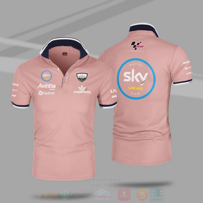 Motogp VR46 Racing Team Premium Polo Shirt 1 2 3 4 5 6