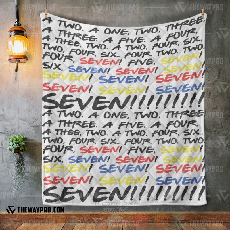 Movie Friends Monica Custom Quilt