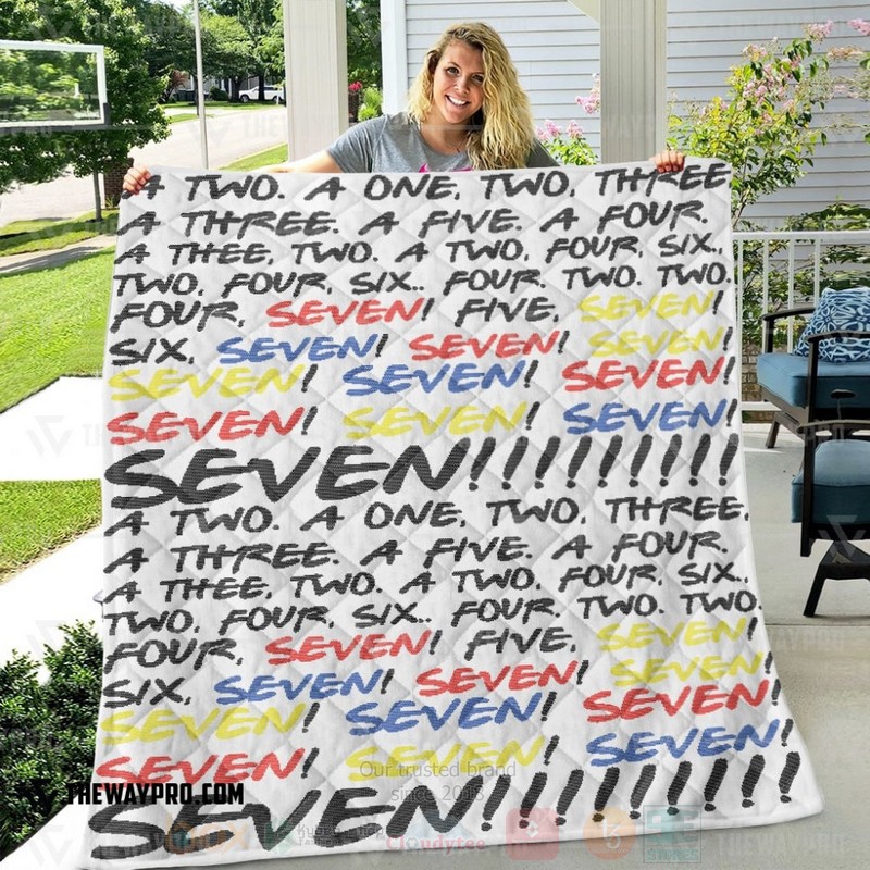 Movie Friends Monica Custom Quilt 1