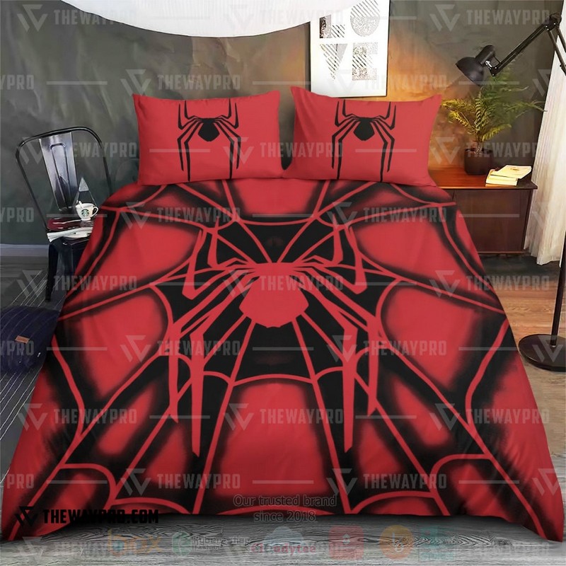 BEST Movie Superhero The Human Spider Duvet Cover Bed Sets 3 Movie Superhero The Human Spider Custom Bedding Set 1 2