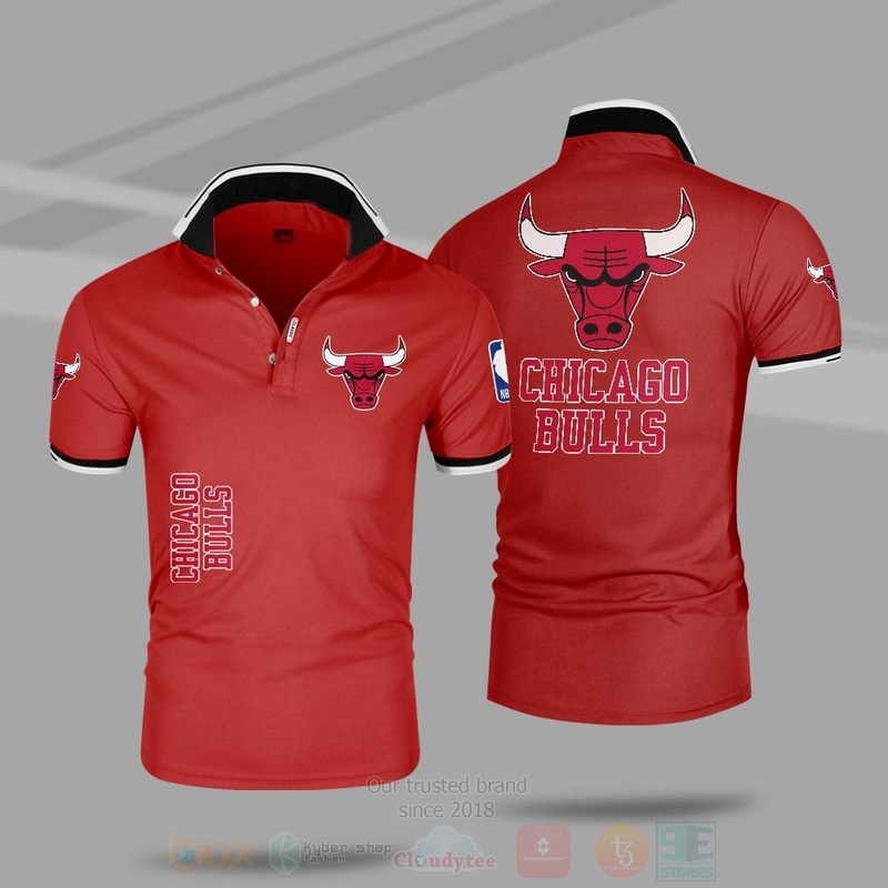 BEST NBA Chicago Bulls Premium All Over Print Polo Shirt 6 NBA Chicago Bulls Premium Polo Shirt 1 2 3 4 5