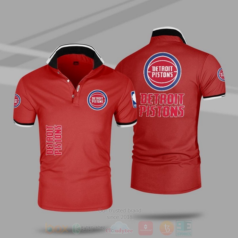 BEST NBA Detroit Pistons Premium All Over Print Polo Shirt 6 NBA Detroit Pistons Premium Polo Shirt 1 2 3 4 5