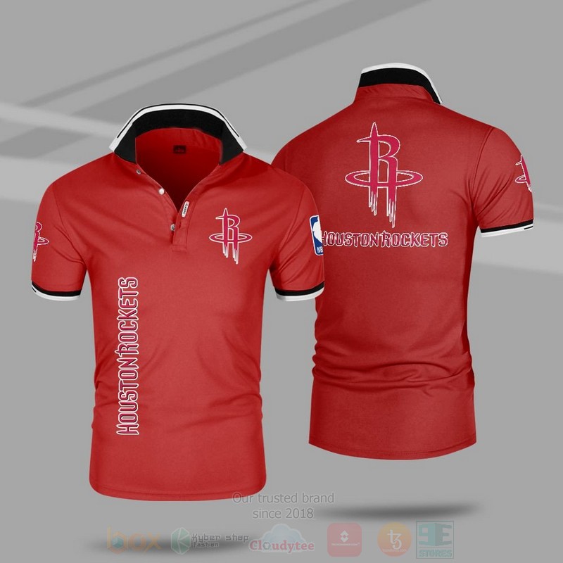 BEST NBA Houston Rockets Premium All Over Print Polo Shirt 6 NBA Houston Rockets Premium Polo Shirt 1 2 3 4 5