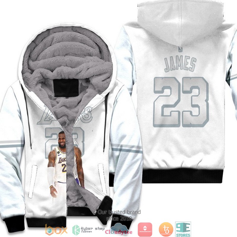 NBA Los Angeles Lakers LeBron James 23 Team 3d Fleece Hoodie