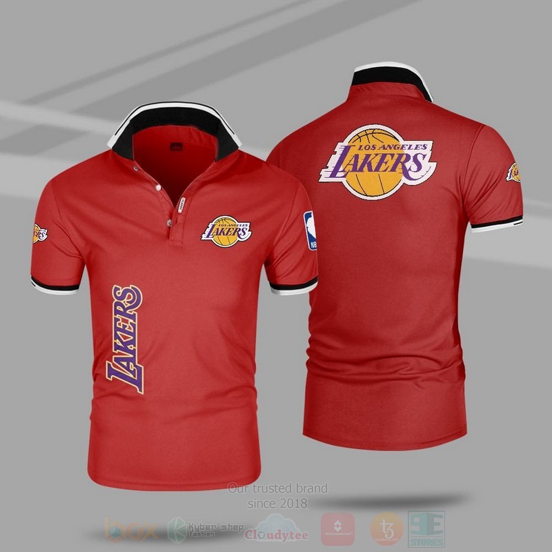 BEST NBA Los Angeles Lakers Premium All Over Print Polo Shirt 6 NBA Los Angeles Lakers Premium Polo Shirt 1 2 3 4 5