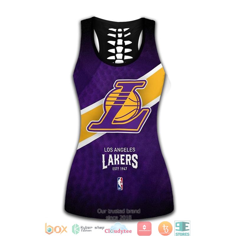 NBA Los Angeles Lakers Tank Top Legging 1 2 3 4 5 6