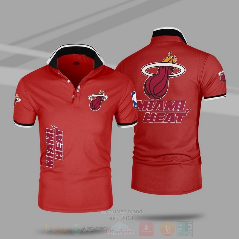 BEST NBA Miami Heat Premium All Over Print Polo Shirt 6 NBA Miami Heat Premium Polo Shirt 1 2 3 4 5
