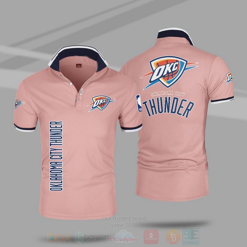 NBA Oklahoma City Thunder Premium Polo Shirt 1 2 3 4 5 6