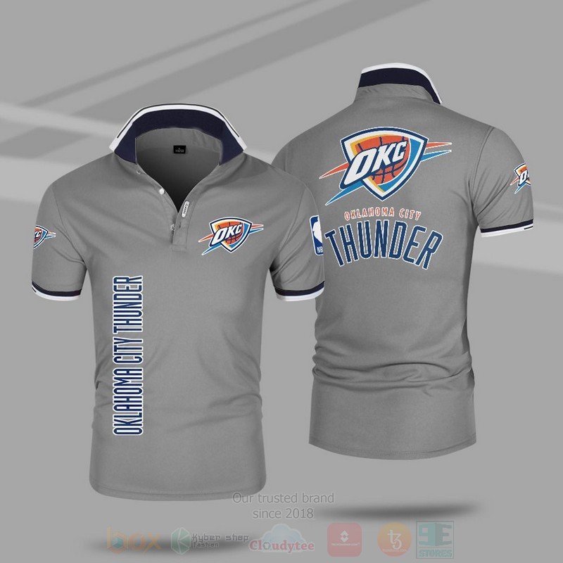 NBA Oklahoma City Thunder Premium Polo Shirt 1 2 3 4 5 6 7