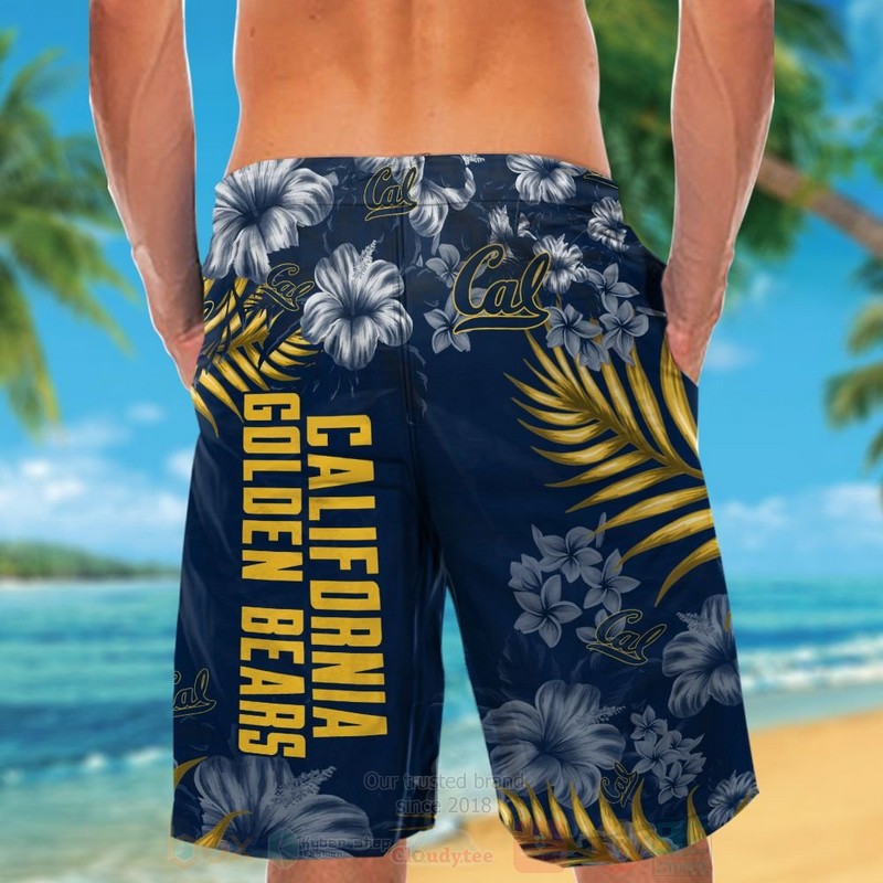 NCAA California Golden Bears Hawaiian Shirt Short 1 2 3 4 5