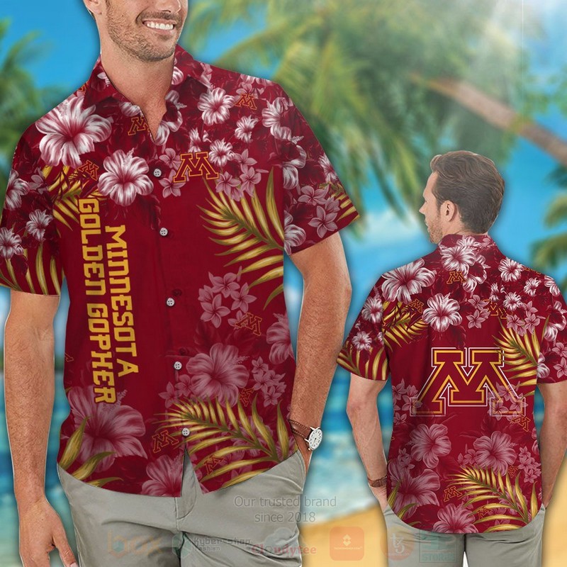 BEST NCAA Minnesota Golden Gophers Hawaii Shirt, Short 2 NCAA Minnesota Golden Gophers Hawaiian Shirt Short 1