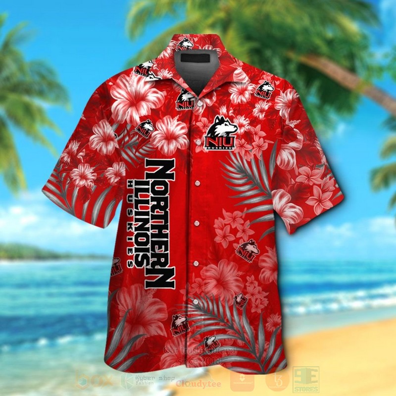 NCAA Northern Illinois Huskies Hawaiian Shirt Short