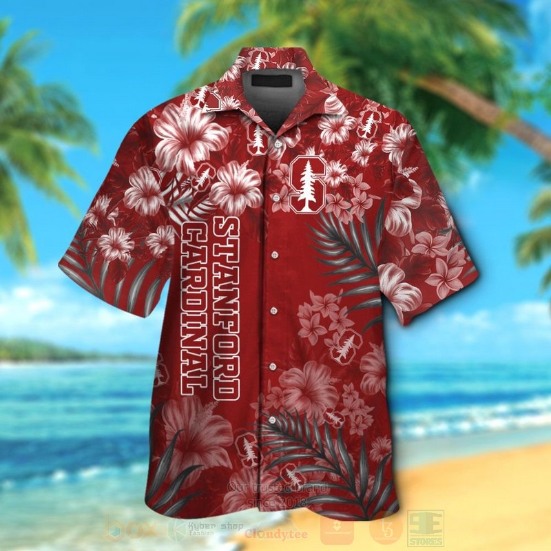 NCAA Stanford Cardinal Hawaiian Shirt Short