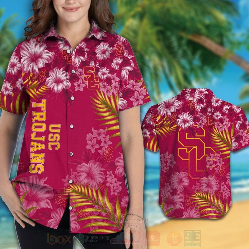 BEST NCAA USC Trojans Hawaii Shirt, Short 3 NCAA USC Trojans Hawaiian Shirt Short 1 2