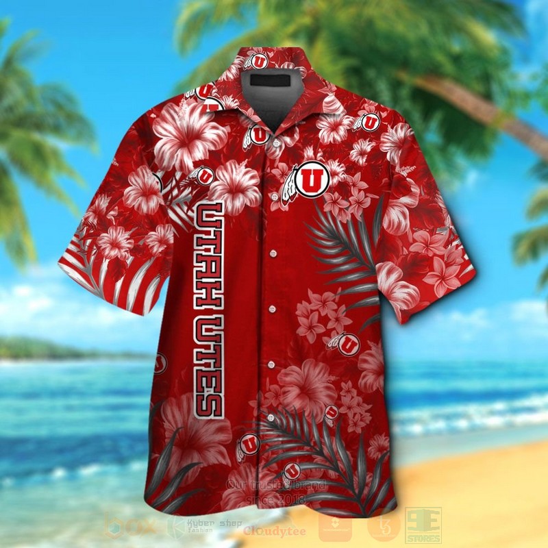 BEST NCAA Utah Utes Hawaii Shirt, Short 12 NCAA Utah Utes Hawaiian Shirt Short