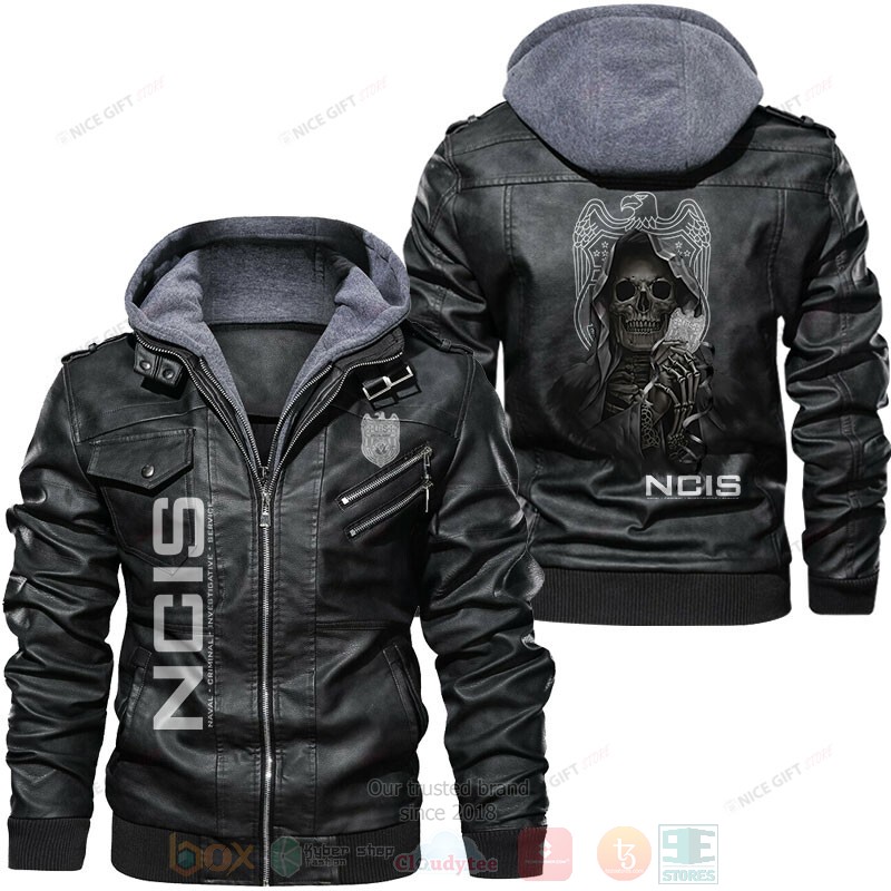 NCIS Skull Leather Jacket