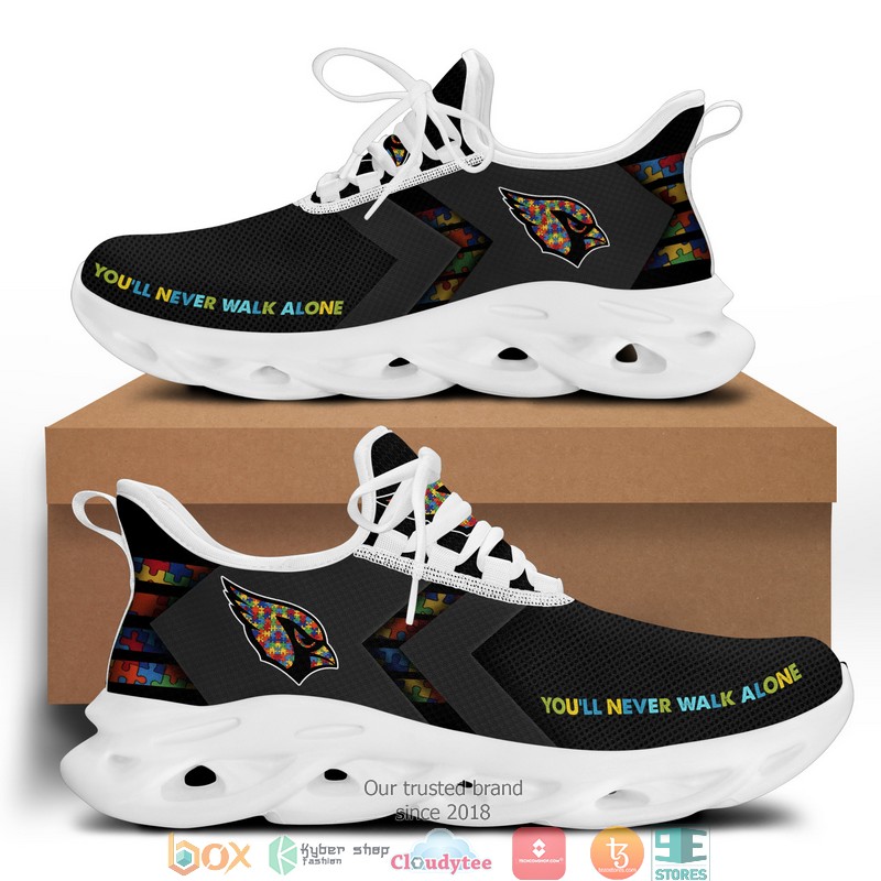 NFL Arizona Cardinals Autism Max Soul Sneakers 2 NFL Arizona Cardinals Autism Max Soul Sneakers 1