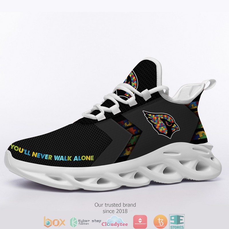 NFL Arizona Cardinals Autism Max Soul Sneakers 4 NFL Arizona Cardinals Autism Max Soul Sneakers 1 2 3