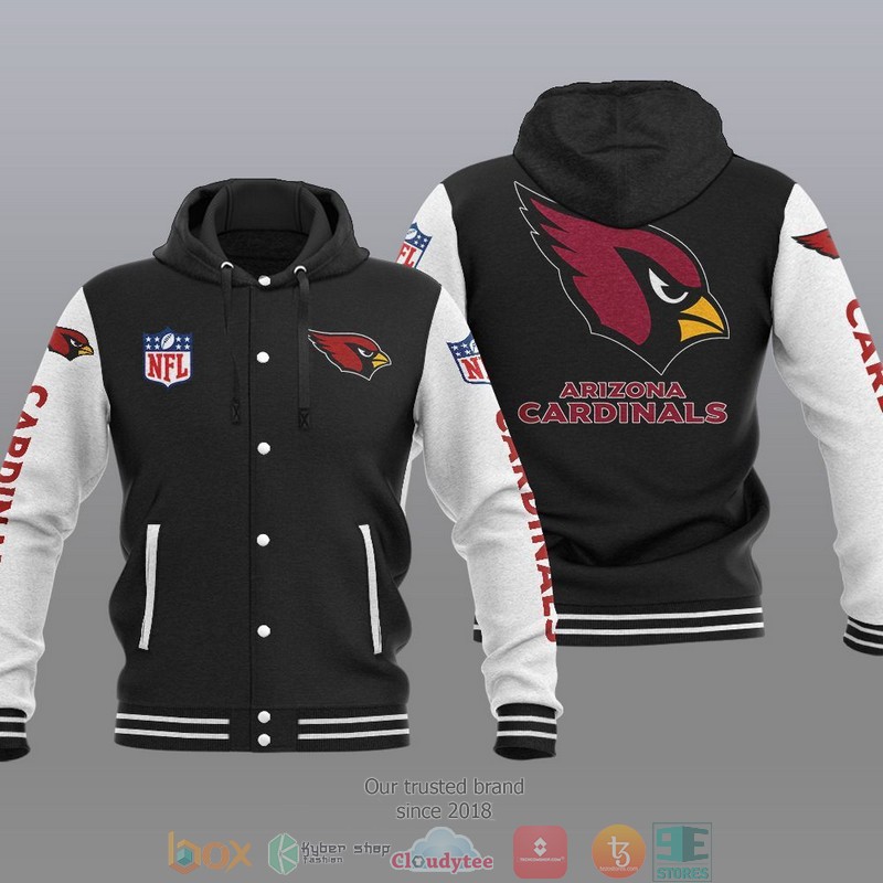 NFL Arizona Cardinals Baseball Jacket Hoodie