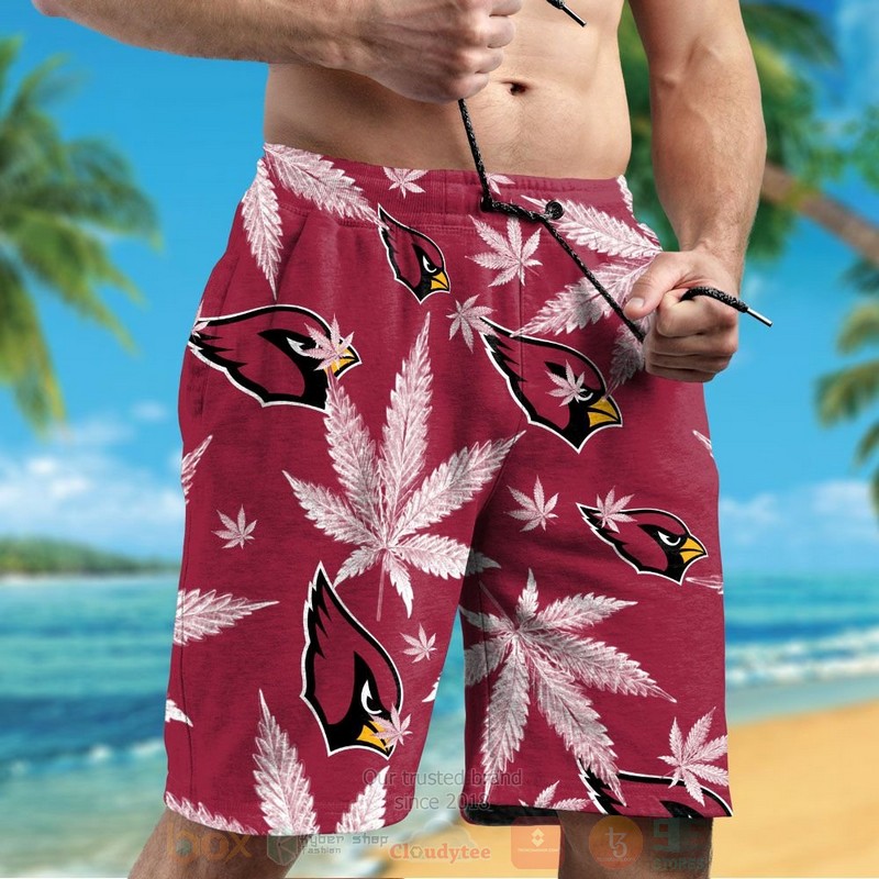 BEST NFL Arizona Cardinals Cannabis Leaves Hawaii Shirt, Short 5 NFL Arizona Cardinals Cannabis Leaves Hawaiian Shirt Short 1 2 3 4