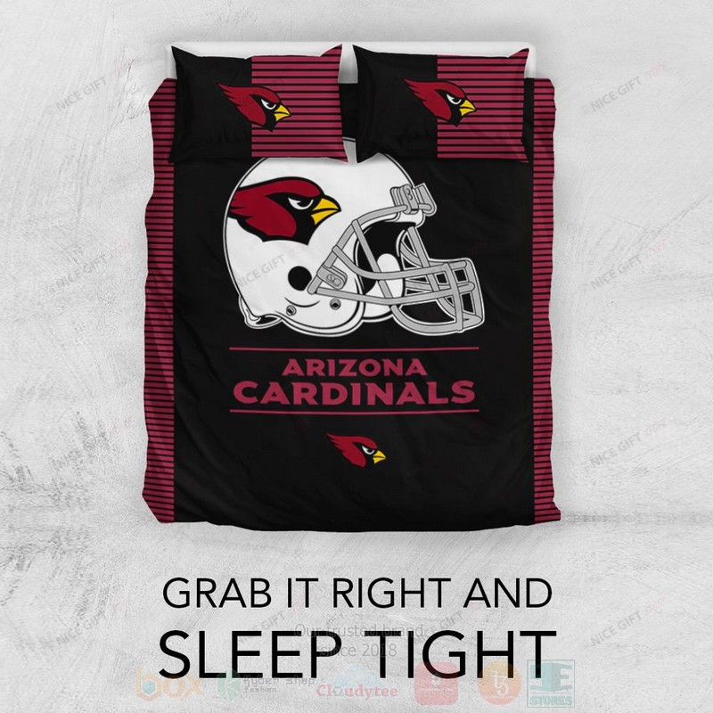 BEST NFL Arizona Cardinals Inspired Duvet Cover Bed Sets 3 NFL Arizona Cardinals Inspired Bedding Set 1 2