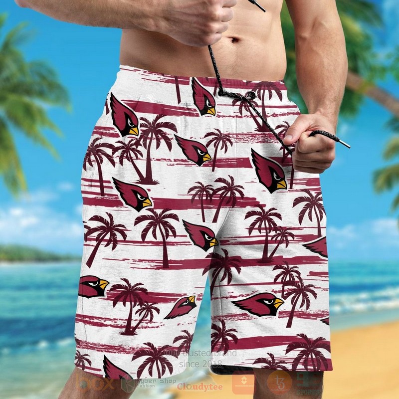 BEST NFL Arizona Cardinals Red-White Hawaii Shirt, Short 5 NFL Arizona Cardinals Red White Hawaiian Shirt Short 1 2 3 4