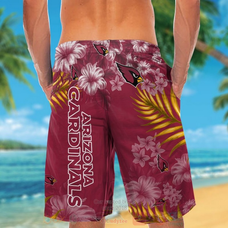 BEST NFL Arizona Cardinals Red Hibiscus Flower Hawaii Shirt, Short 6 NFL Arizona Cardinals Red Hibiscus Flower Hawaiian Shirt Short 1 2 3 4 5