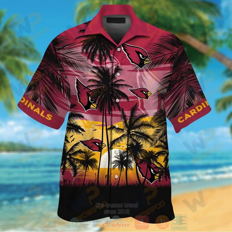 BEST NFL Arizona Cardinals The Sun And The Sea Hawaii Shirt, Short 12 NFL Arizona Cardinals The Sun And The Sea Hawaiian Shirt Short