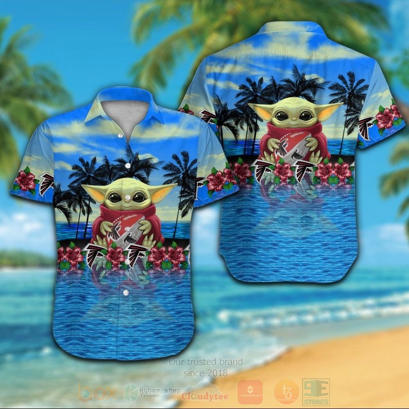 NFL Atlanta Falcons Baby Yoda Hawaiian Shirt