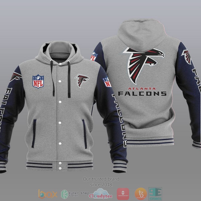 NFL Atlanta Falcons Baseball Jacket Hoodie 1
