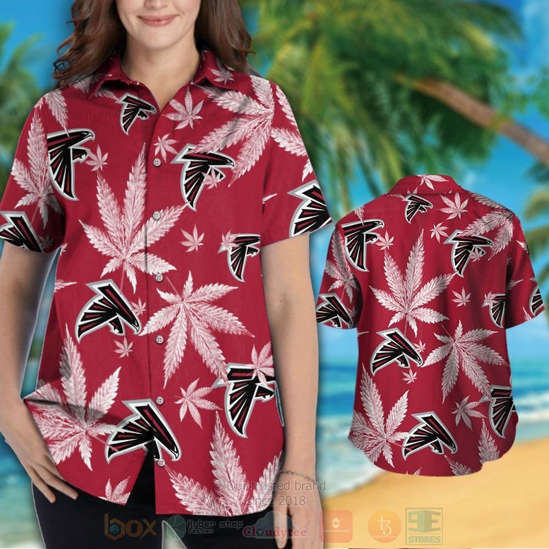 BEST NFL Atlanta Falcons Cannabis Leaves Hawaii Shirt, Short 3 NFL Atlanta Falcons Cannabis Leaves Hawaiian Shirt Short 1 2