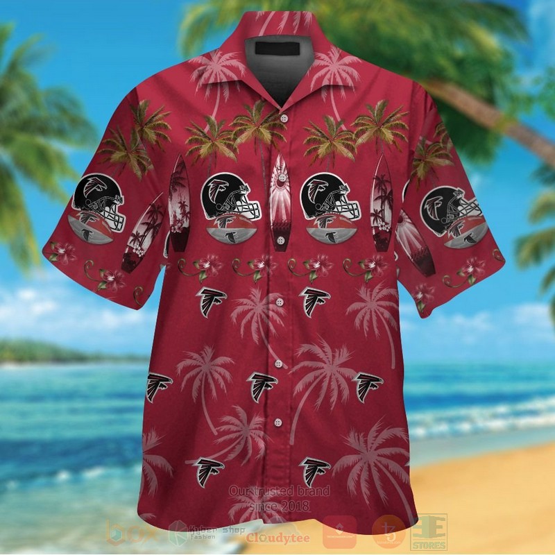 BEST NFL Atlanta Falcons Coconut tree Hawaii Shirt, Short 10 NFL Atlanta Falcons Coconut tree Hawaiian Shirt Short