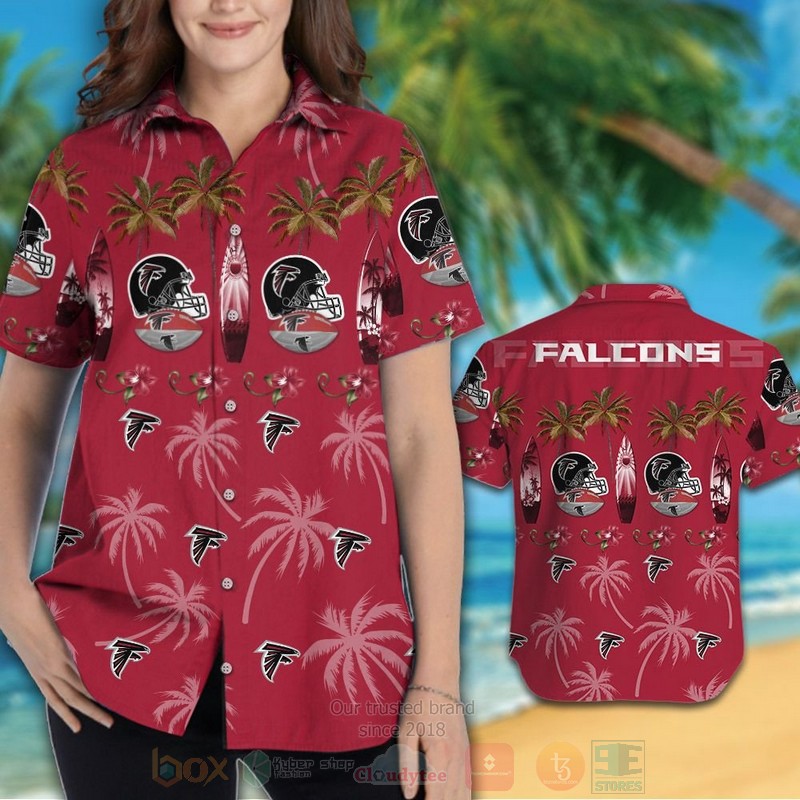 BEST NFL Atlanta Falcons Coconut tree Hawaii Shirt, Short 3 NFL Atlanta Falcons Coconut tree Hawaiian Shirt Short 1 2