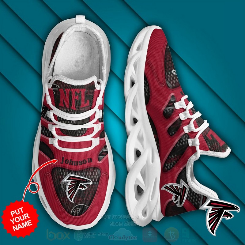 BEST NFL Atlanta Falcons Personalized Custom Max Soul Shoes 3 NFL Atlanta Falcons Personalized Clunky Max Soul Shoes 1 2
